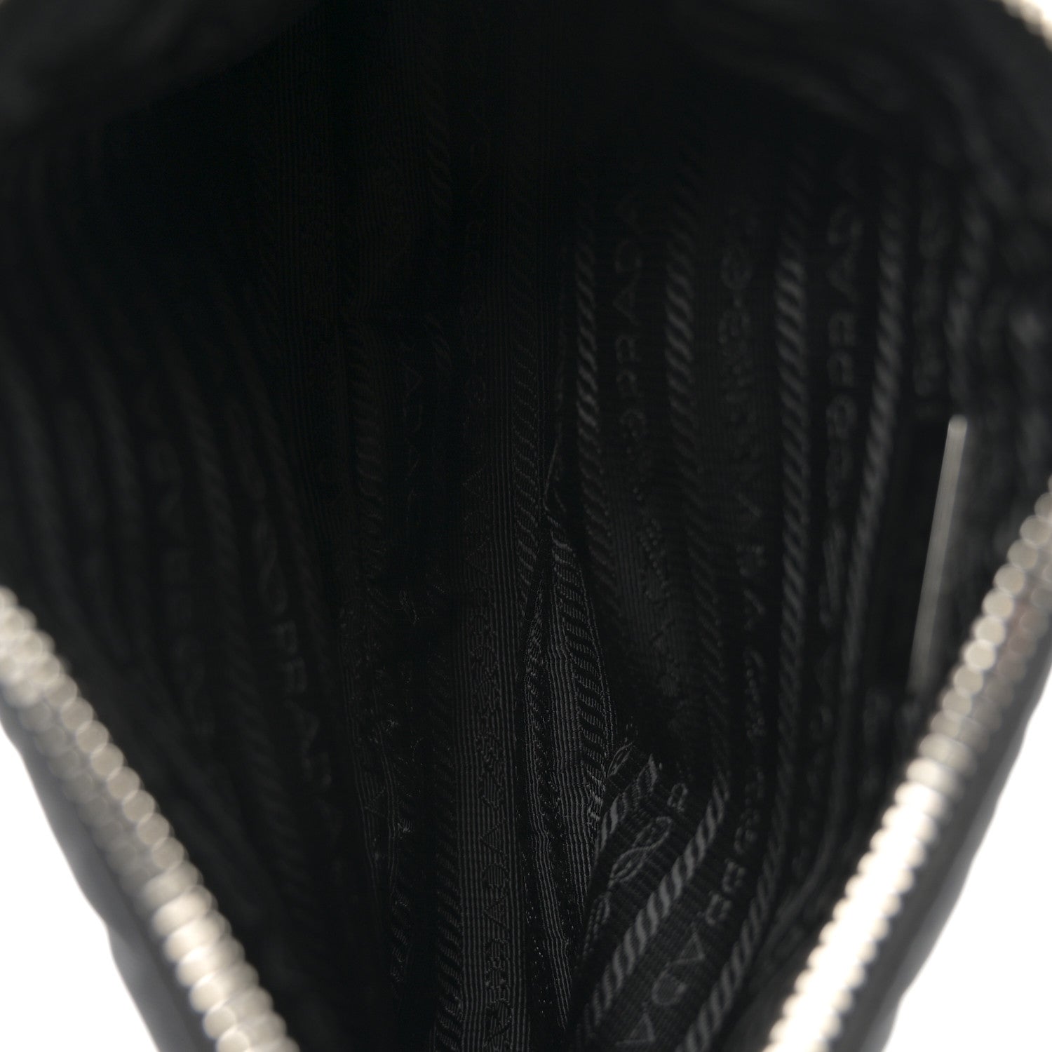 Prada Tessuto Nylon Saffiano Mini Re-Edition 2005 Bag Black 5 of 11