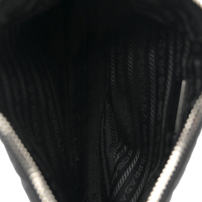 Prada Tessuto Nylon Saffiano Mini Re-Edition 2005 Bag Black 5 of 11