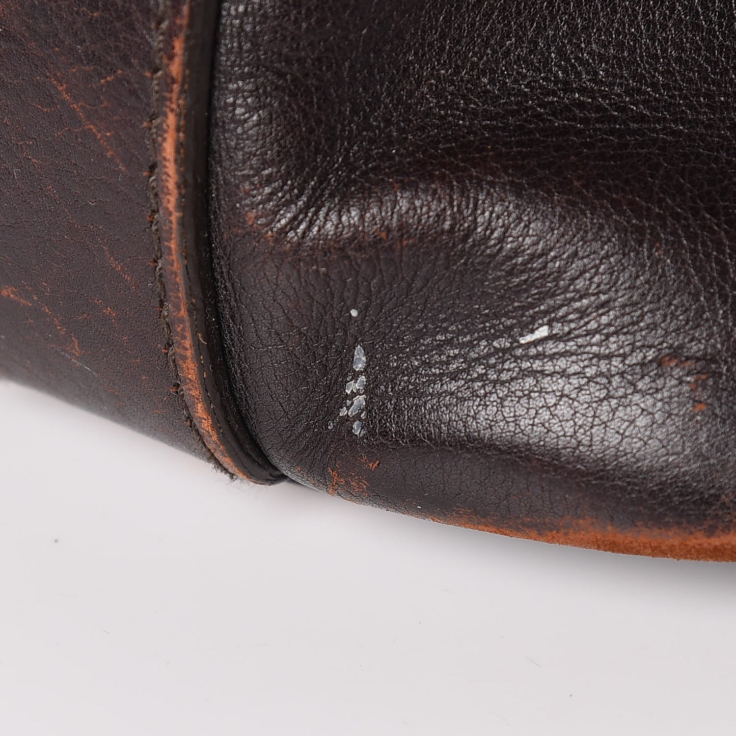 Calfskin Large Muse Dark Brown