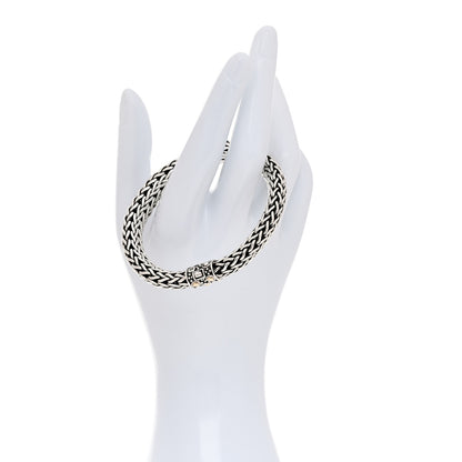 John Hardy Sterling Silver 18K Yellow Gold 10mm Jaisalmer Classic Chain Dot Bracelet 2 of 4