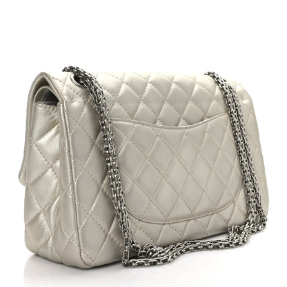 Chanel Metallic Lambskin Quilted 2.55 Reissue 226 Flap Pale Gold 3 of 9