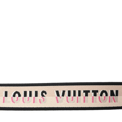 Louis Vuitton Jacquard Speedy Bandouliere 20 Shoulder Strap Black 3 of 5