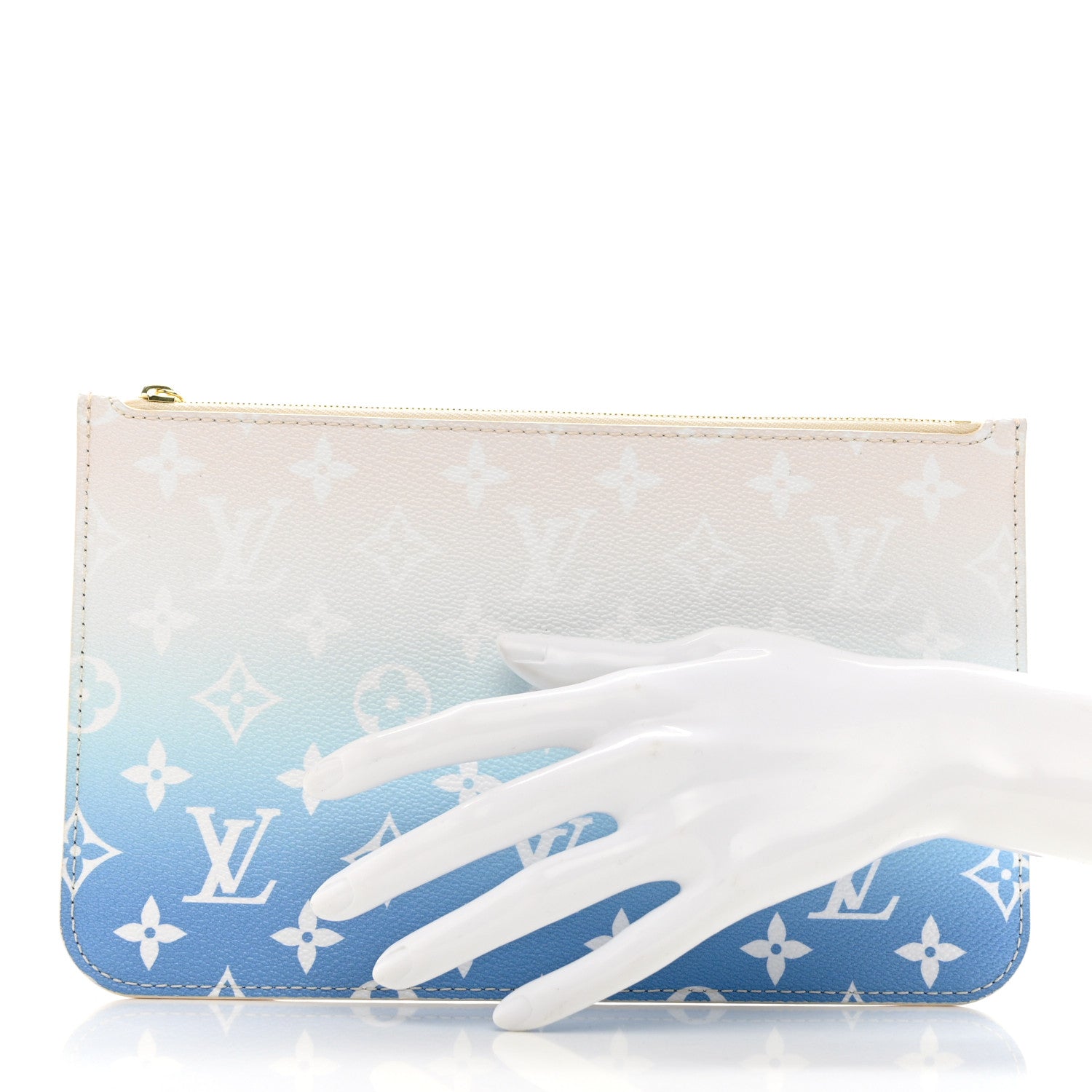 Louis Vuitton Monogram By The Pool Neverfull MM Pochette Blue 2 of 7