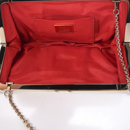 Christian Louboutin Calf Hair Leopard Print Frame Chain Clutch 5 of 8