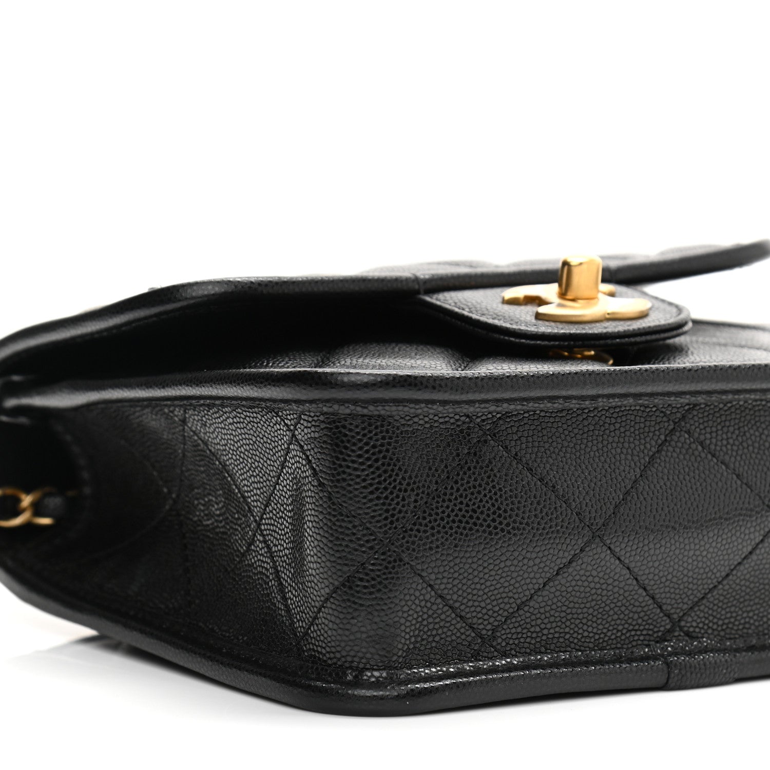 Chanel Caviar School Memory Mini Top Handle Flap Black 8 of 9