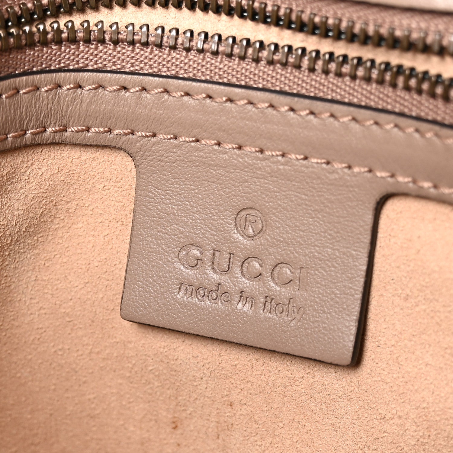 Gucci Calfskin Matelasse Medium GG Marmont Shoulder Bag Porcelain Rose 6 of 10