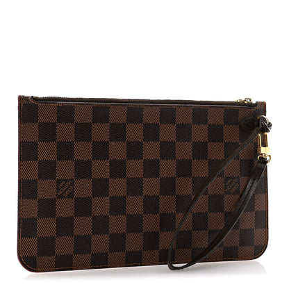 Louis Vuitton Damier Ebene Neverfull MM GM Pochette 3 of 11