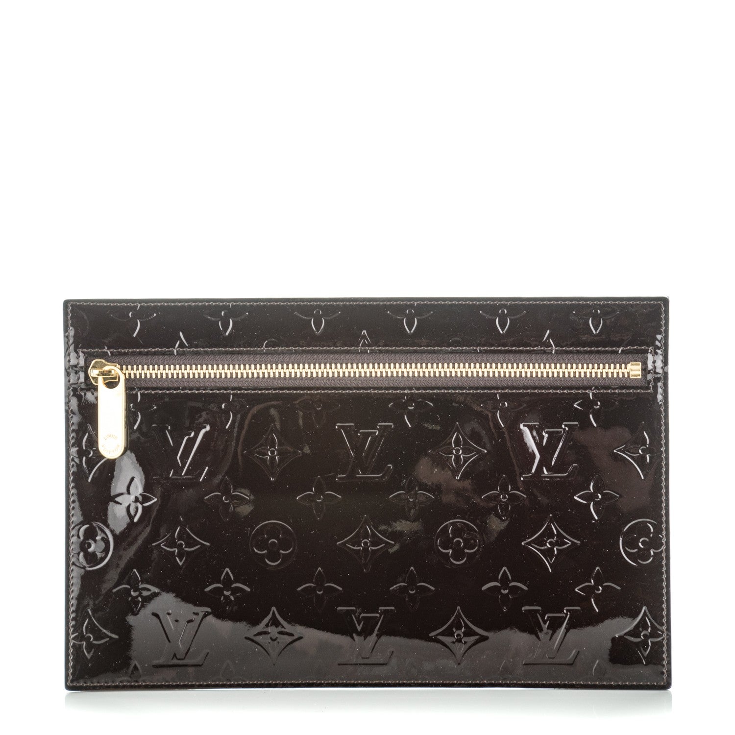 Louis Vuitton Vernis Pershing Square Clutch PM Amarante 1 of 6