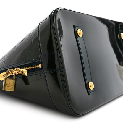 Louis Vuitton Vernis Alma GM Noir Magnetique 9 of 10