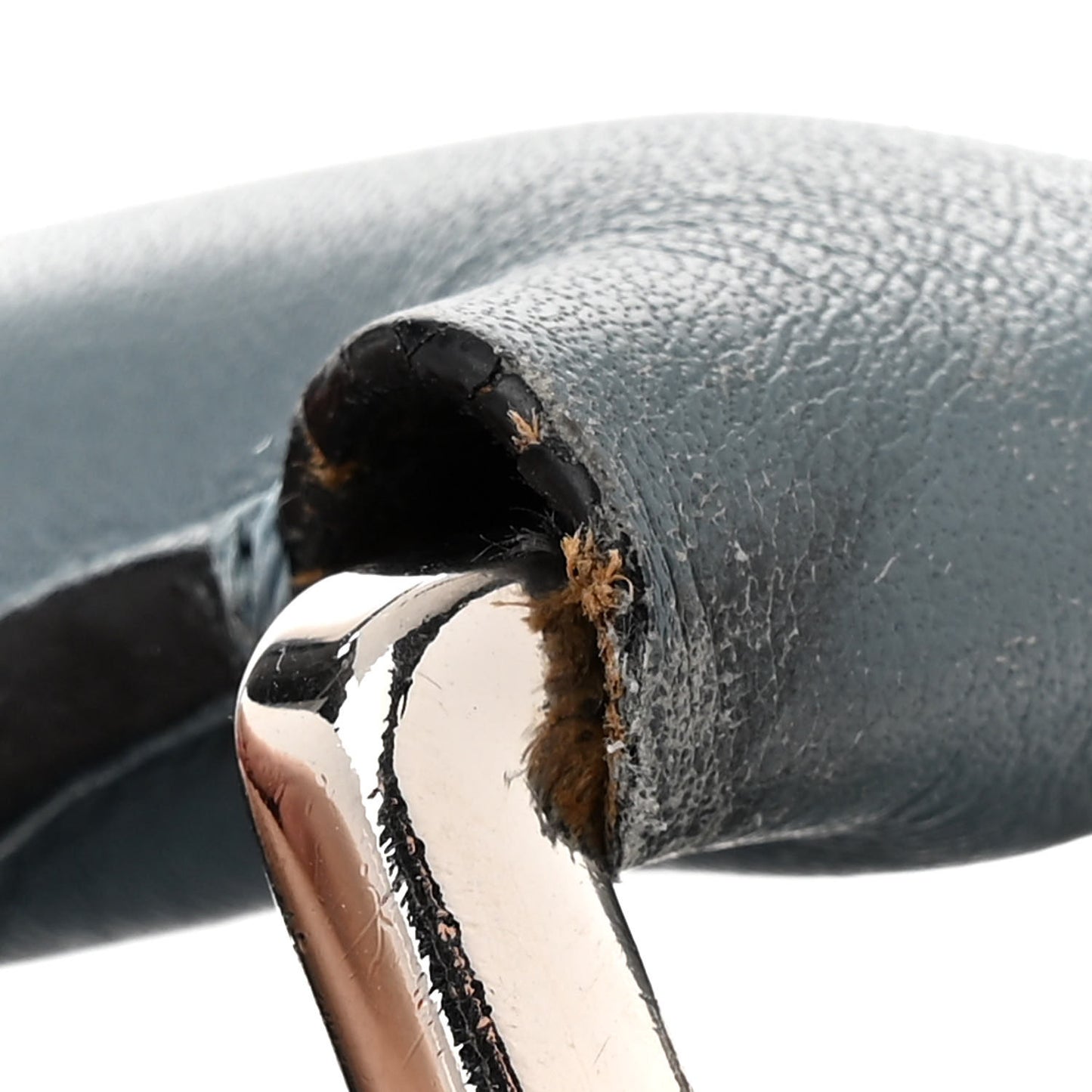 Calfskin Medium Puzzle Bag Stone Blue