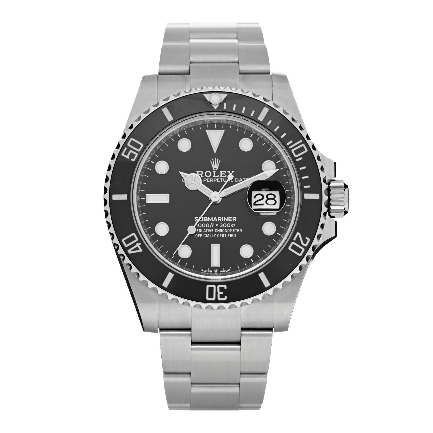Rolex Stainless Steel 41mm Oyster Perpetual Submariner Date Watch Black 126610LN 1 of 5