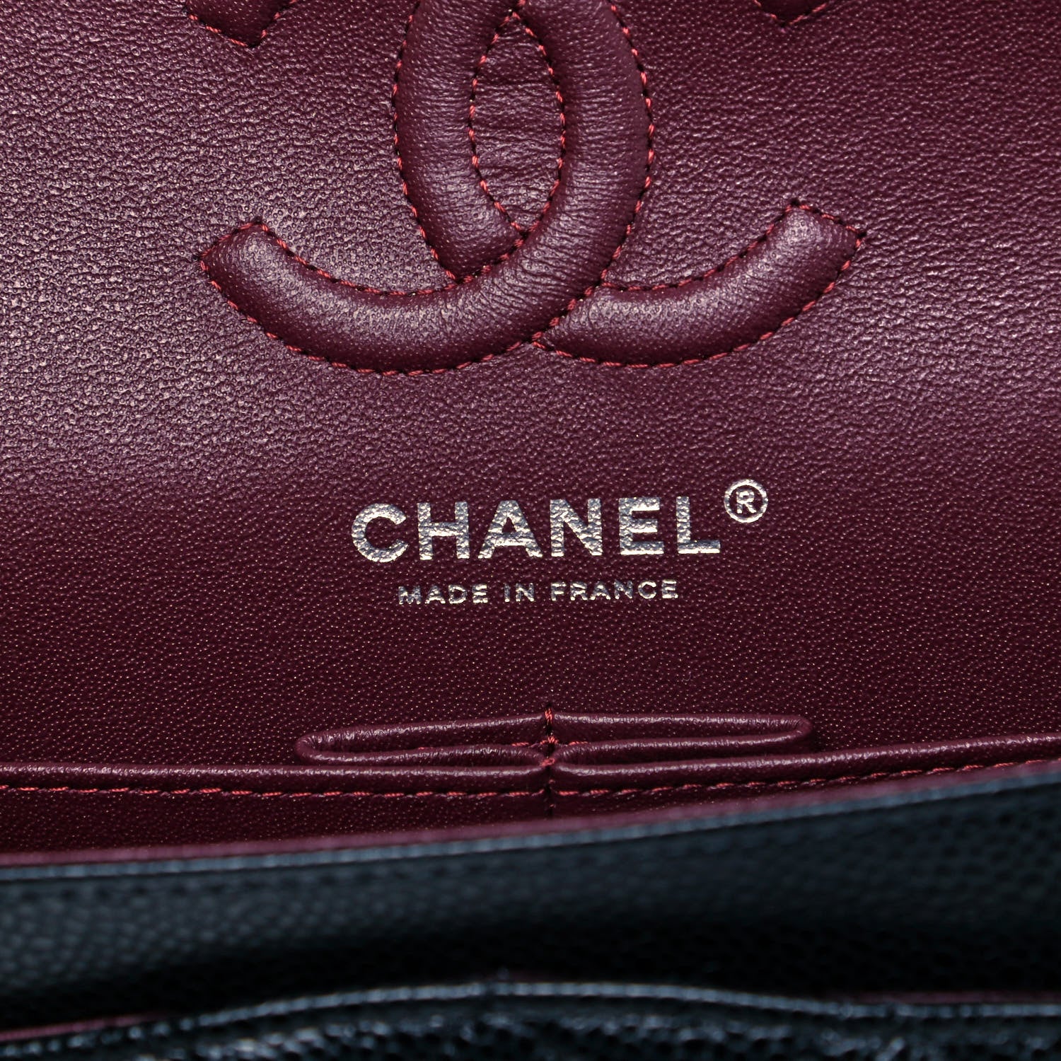 Chanel Caviar Quilted Small Double Flap Black 9 of 10