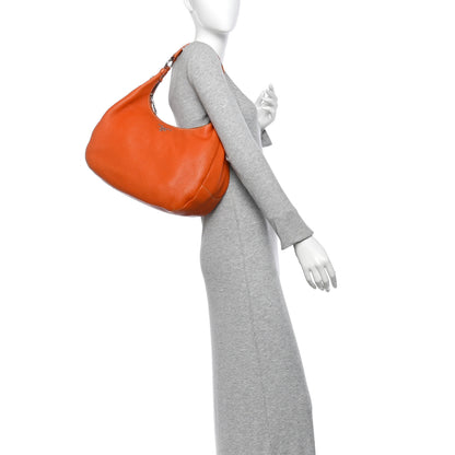 Prada Vitello Daino Hobo Papaya 2 of 17