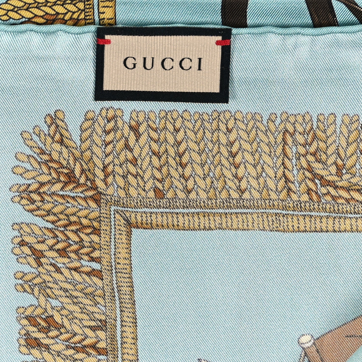 Gucci Silk Grand Uniforme Scarf 90 2 of 3