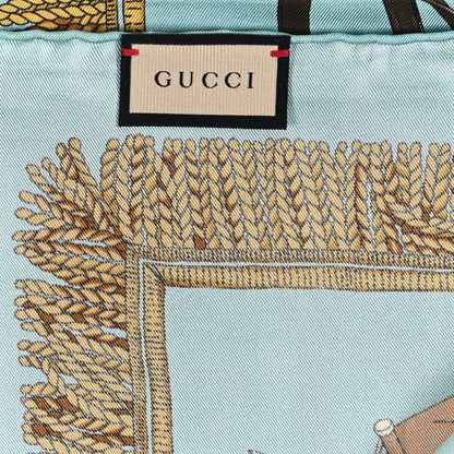 Gucci Silk Grand Uniforme Scarf 90 2 of 3