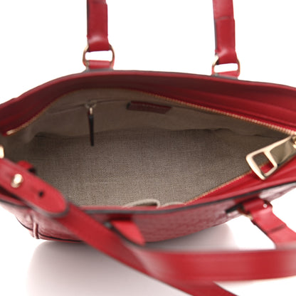 Gucci Microguccissima Small Bree Tote Red 5 of 10