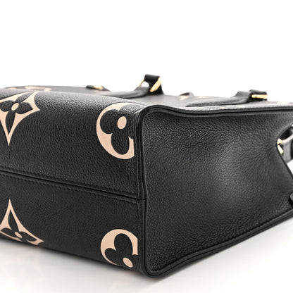 Louis Vuitton Empreinte Monogram Giant Onthego PM Black Beige 9 of 9