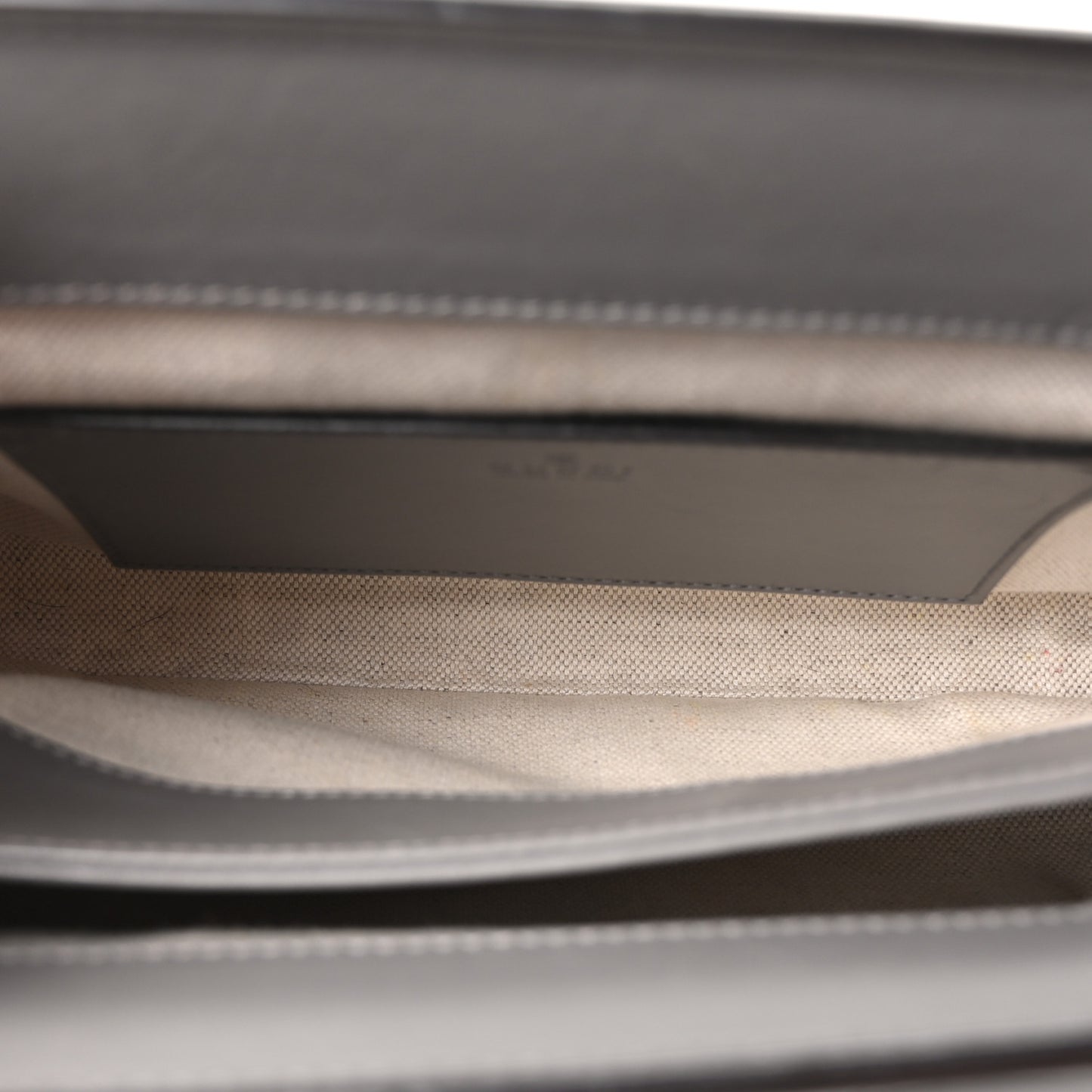 Calfskin GG Matelasse Small Slim Chain Shoulder Bag Dusty Grey Natural