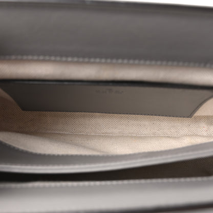 Gucci Calfskin GG Matelasse Small Slim Chain Shoulder Bag Dusty Grey Natural 5 of 10