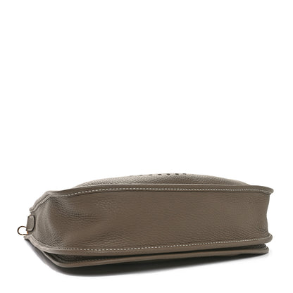 Hermes Taurillon Clemence Evelyne III PM Etoupe 4 of 10