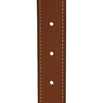 Hermes Swift Epsom 24mm Mini Constance H Belt 95 Black Gold 5 of 7