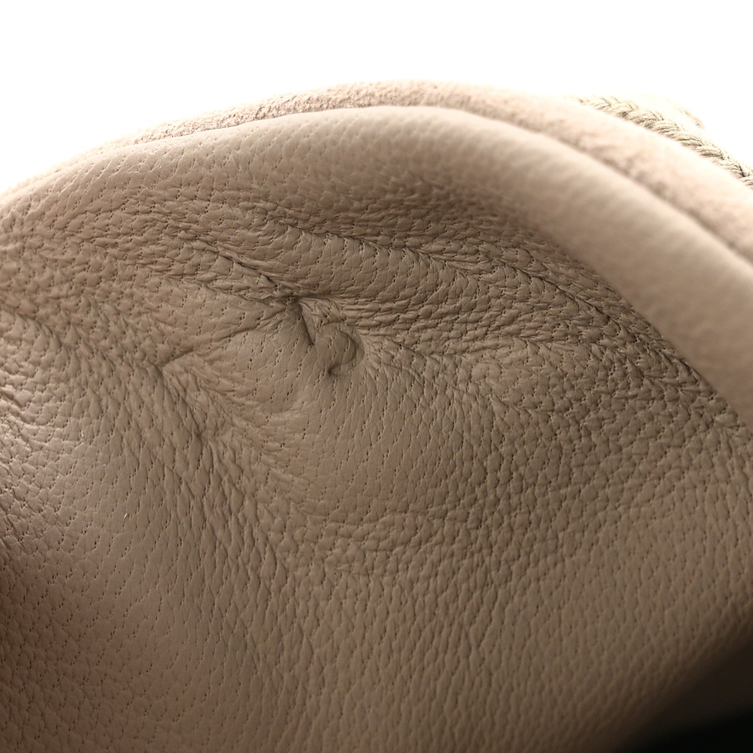 Hermes Sport Goatskin Suede Goatskin Womens Bouncing Sneakers 38 Kraft 38.5 Beige Galet 9 of 12