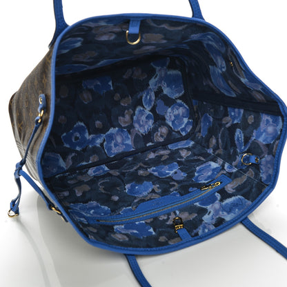 Louis Vuitton Monogram Articles de Voyage Ikat Neverfull MM Grand Blue 5 of 8