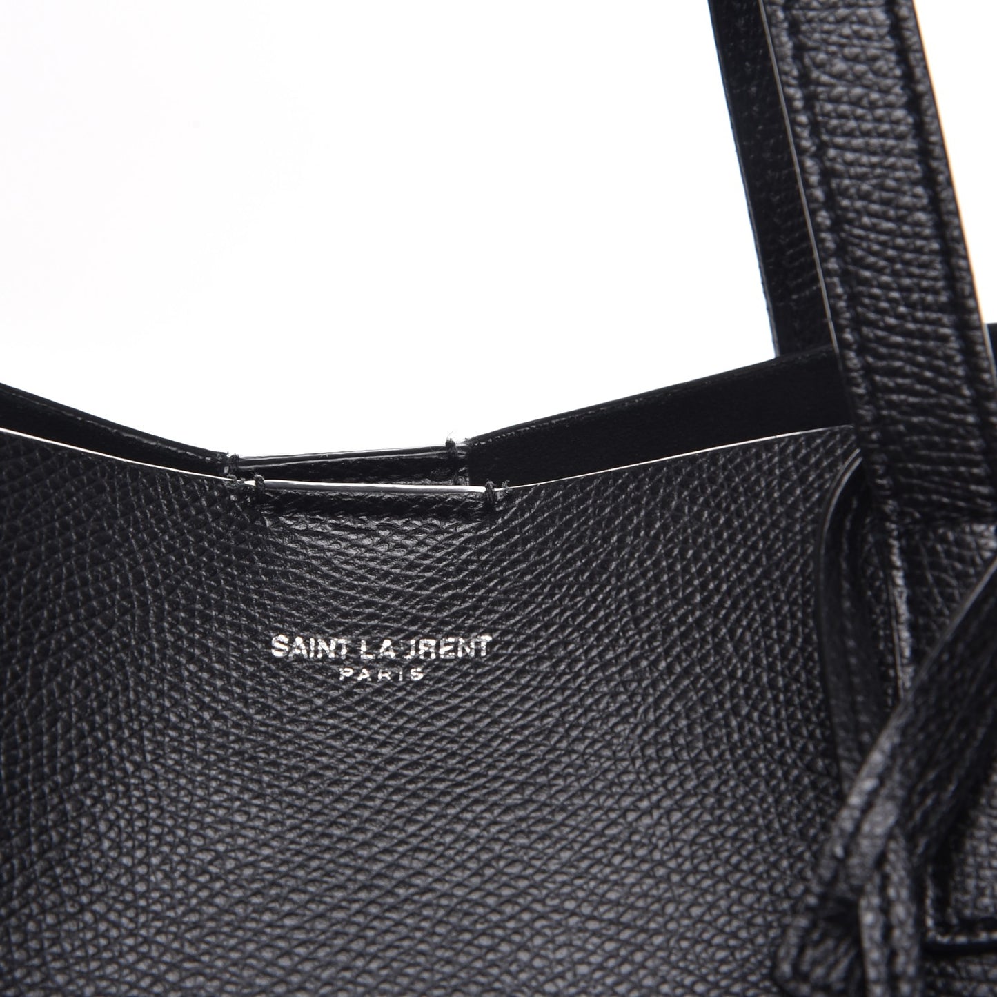 Calfskin Large Shopping Tote Black