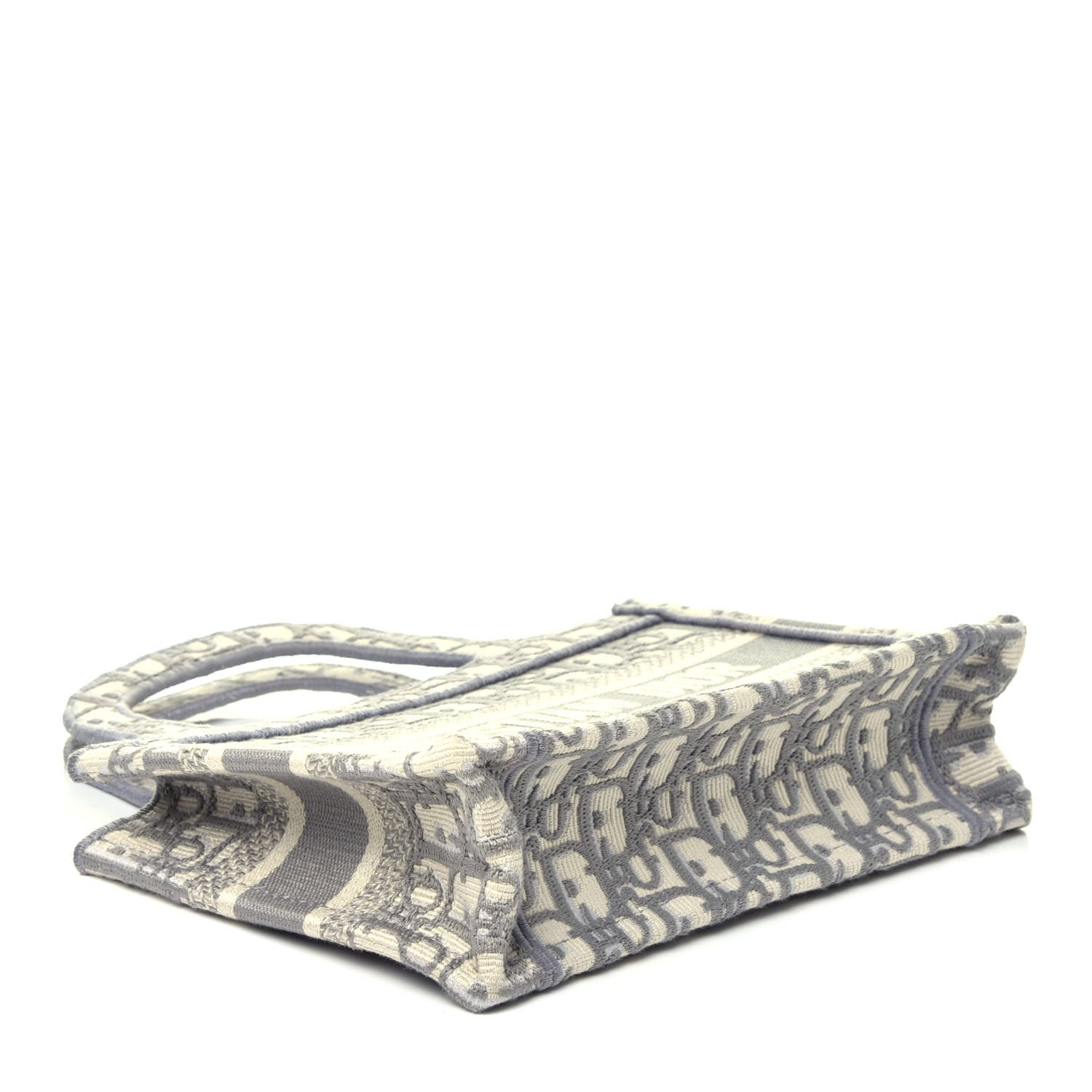 Christian Dior Oblique Mini Book Tote Grey Multicolor 4 of 9