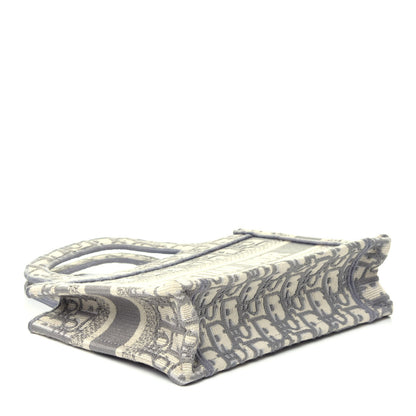Christian Dior Oblique Mini Book Tote Grey Multicolor 4 of 9