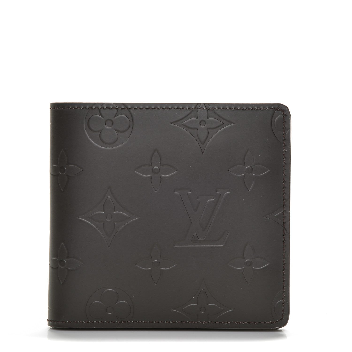 Louis Vuitton Monogram Glace Compact Wallet Cafe Brown 1 of 7
