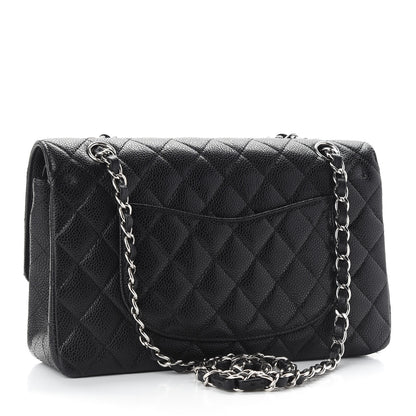 Chanel Caviar Quilted Medium Double Flap Black 3 of 9