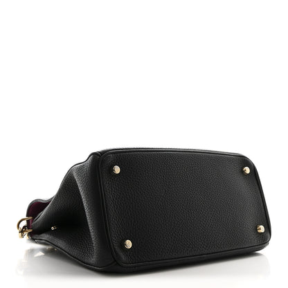 Christian Dior Bullcalf Small Be Dior Flap Black Fraise 4 of 12