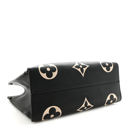Louis Vuitton Empreinte Monogram Giant Onthego GM Black Beige 4 of 9
