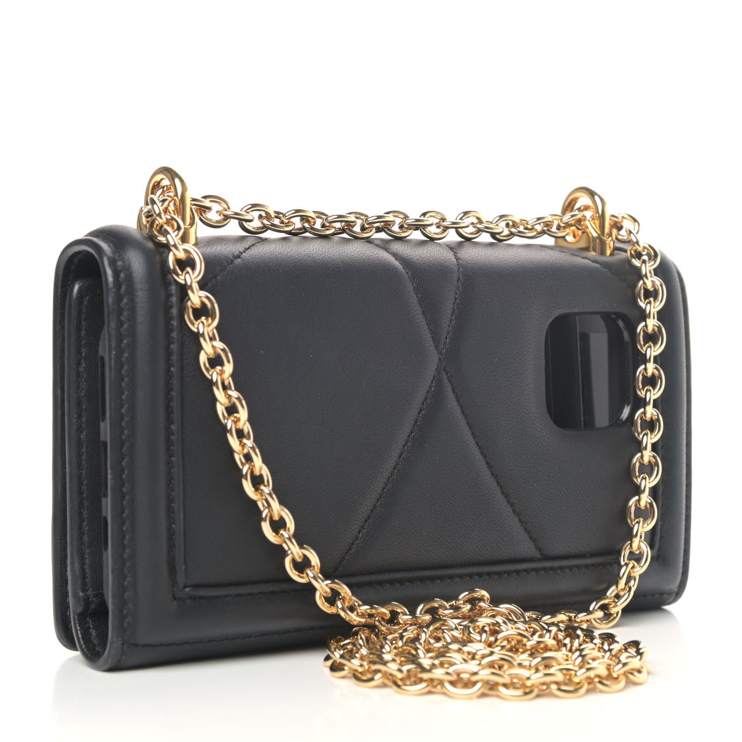 Dolce & Gabbana Lambskin Devotion iPhone 11 Pro Cover Black 2 of 4