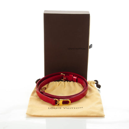 Louis Vuitton Patent 16mm Adjustable Shoulder Strap Pomme D'Amour 6 of 6