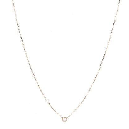 Cartier 18K Yellow Gold Diamond XS D'Amour Pendant Necklace 1 of 6