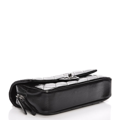 Chanel Glazed Calfskin Medium Duo Color Flap Black 4 of 7