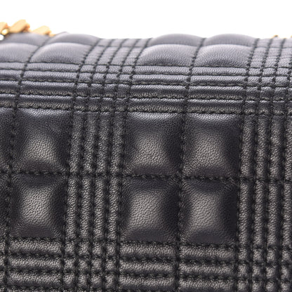 Burberry Lambskin Quilted Lola Bag Black 12 of 13