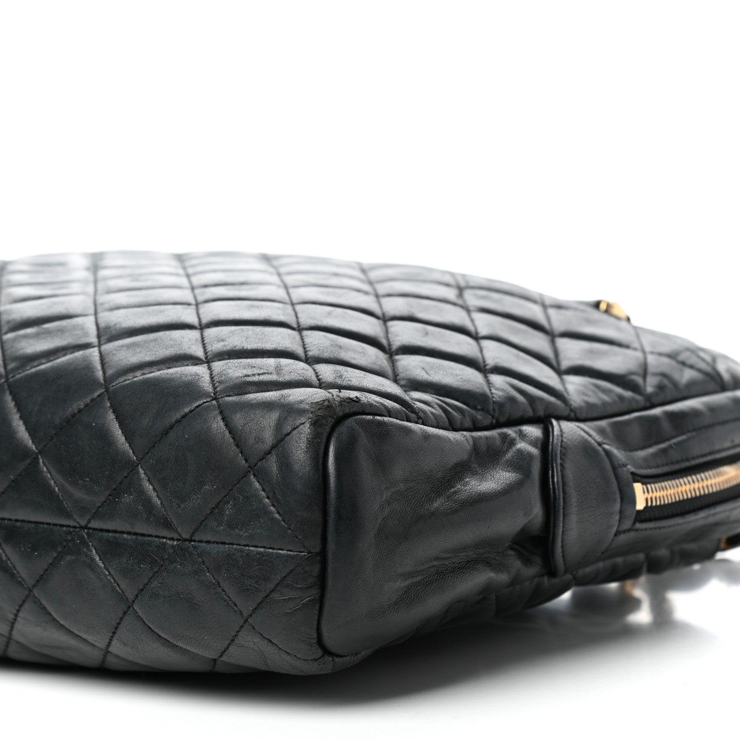 Chanel Lambskin Quilted Shoulder Bag Black 9 of 12