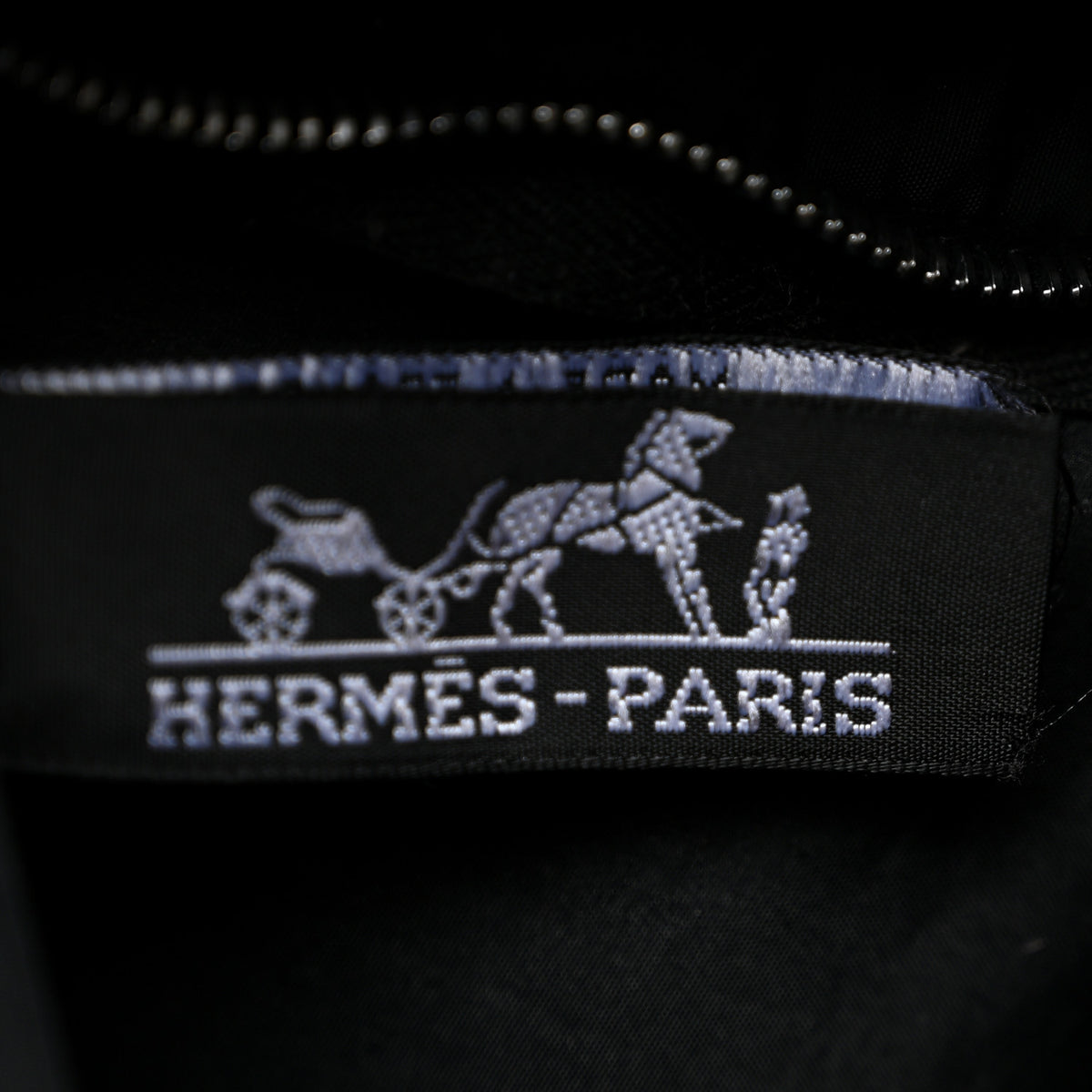 Hermes Nylon Acapulco Vassus Tote Black 6 of 14
