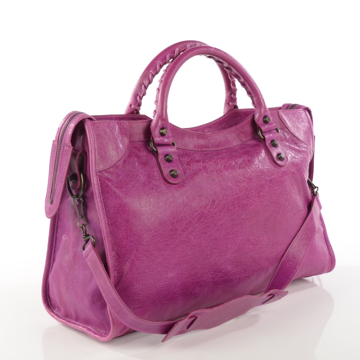 Balenciaga Chevre Classic Hardware City Magenta 3 of 8