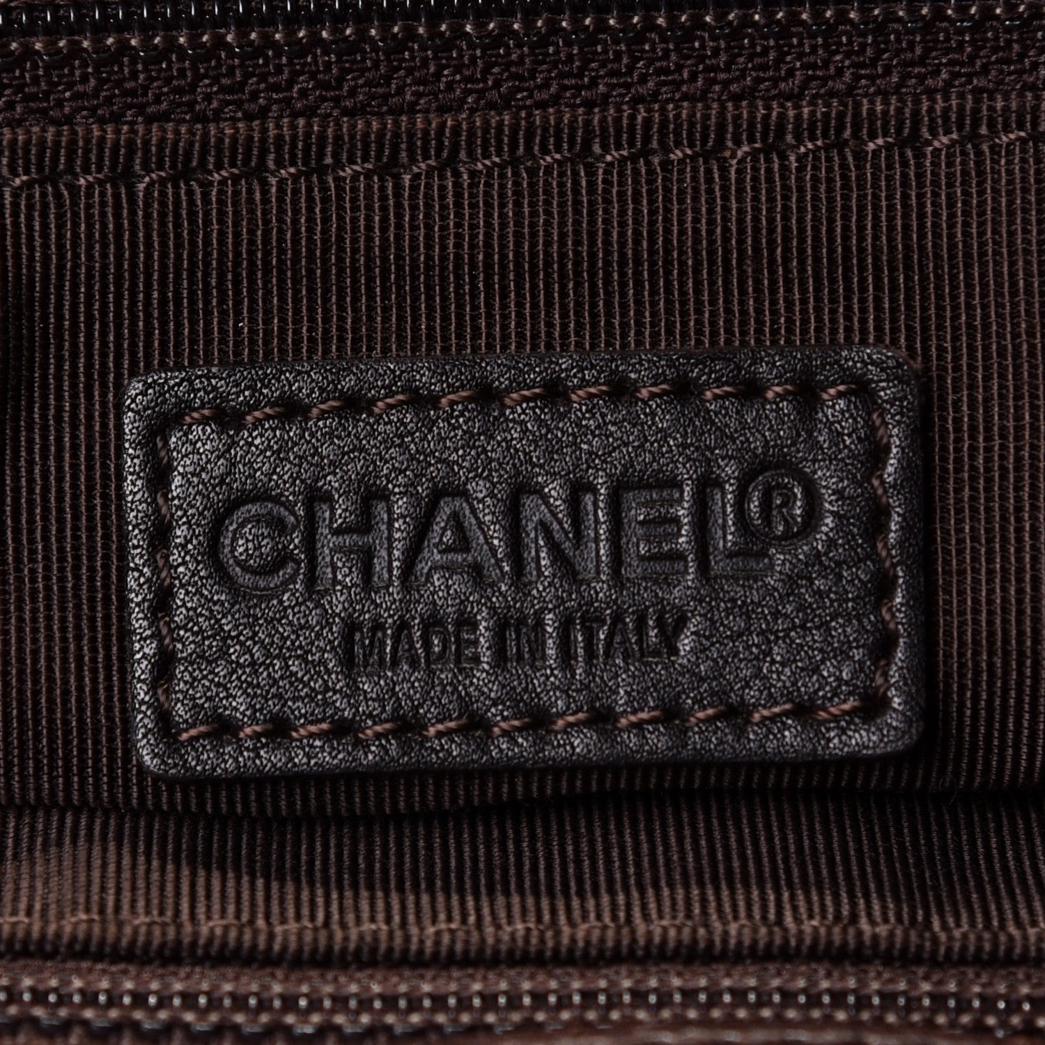 Chanel Calfskin Cerf Executive Shopper Tote Brown 4 of 11