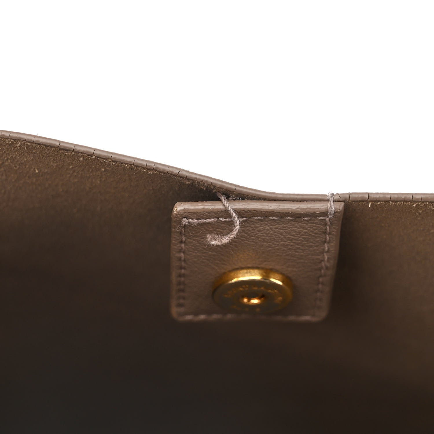 Saint Laurent Calfskin Toy Shopping Tote Dark Beige 14 of 17