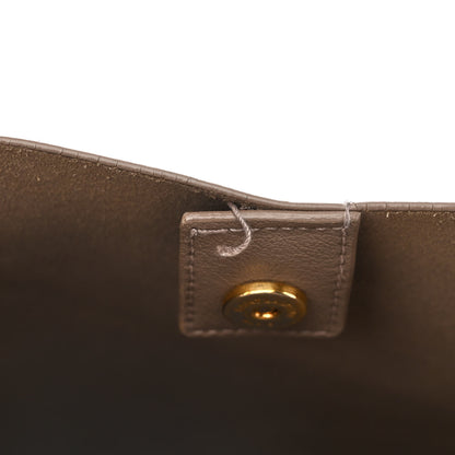 Saint Laurent Calfskin Toy Shopping Tote Dark Beige 14 of 17