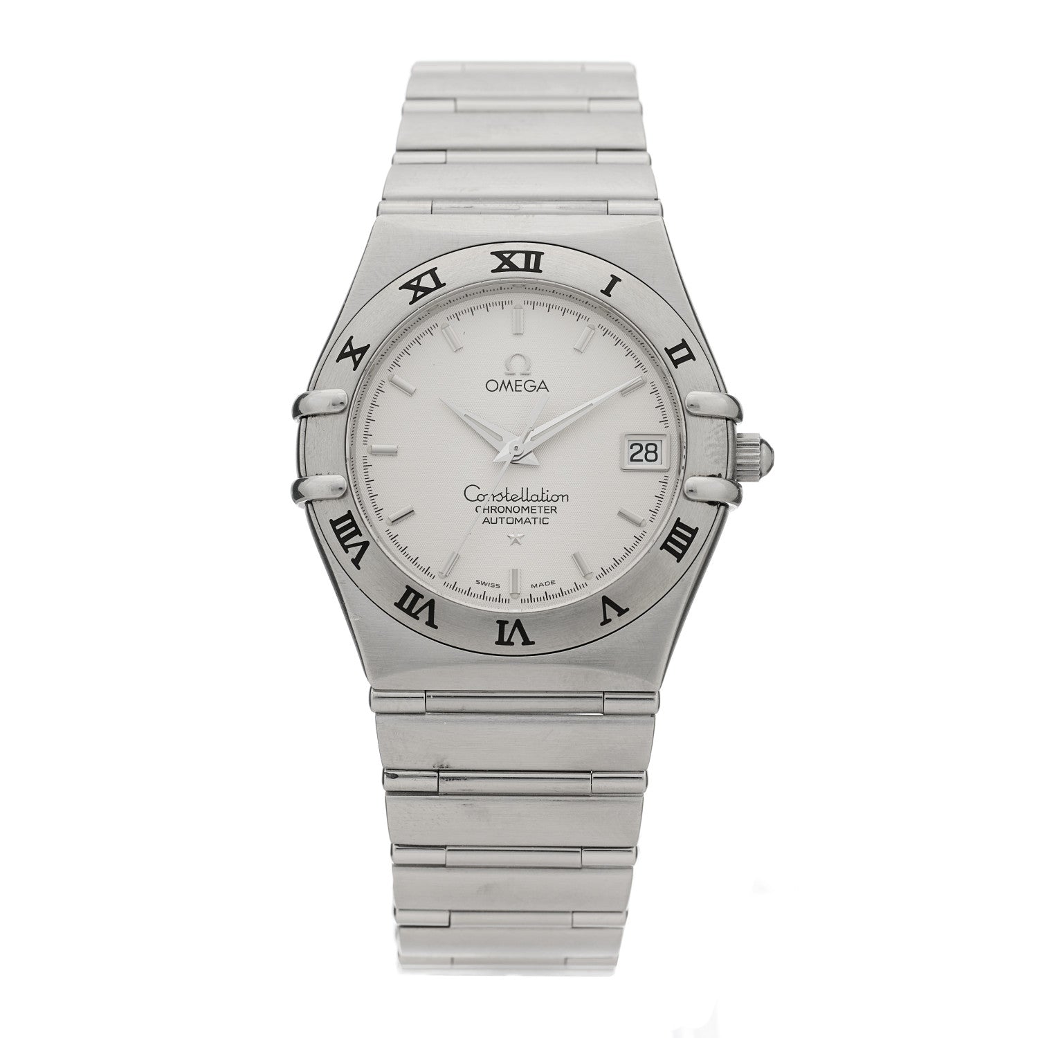 Omega Stainless Steel 35mm Constellation Chronometer Automatic Watch White 1502.30.00 1 of 4