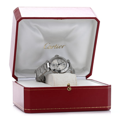 Cartier Stainless Steel 35mm Pasha GMT Automatic Watch 5 of 5