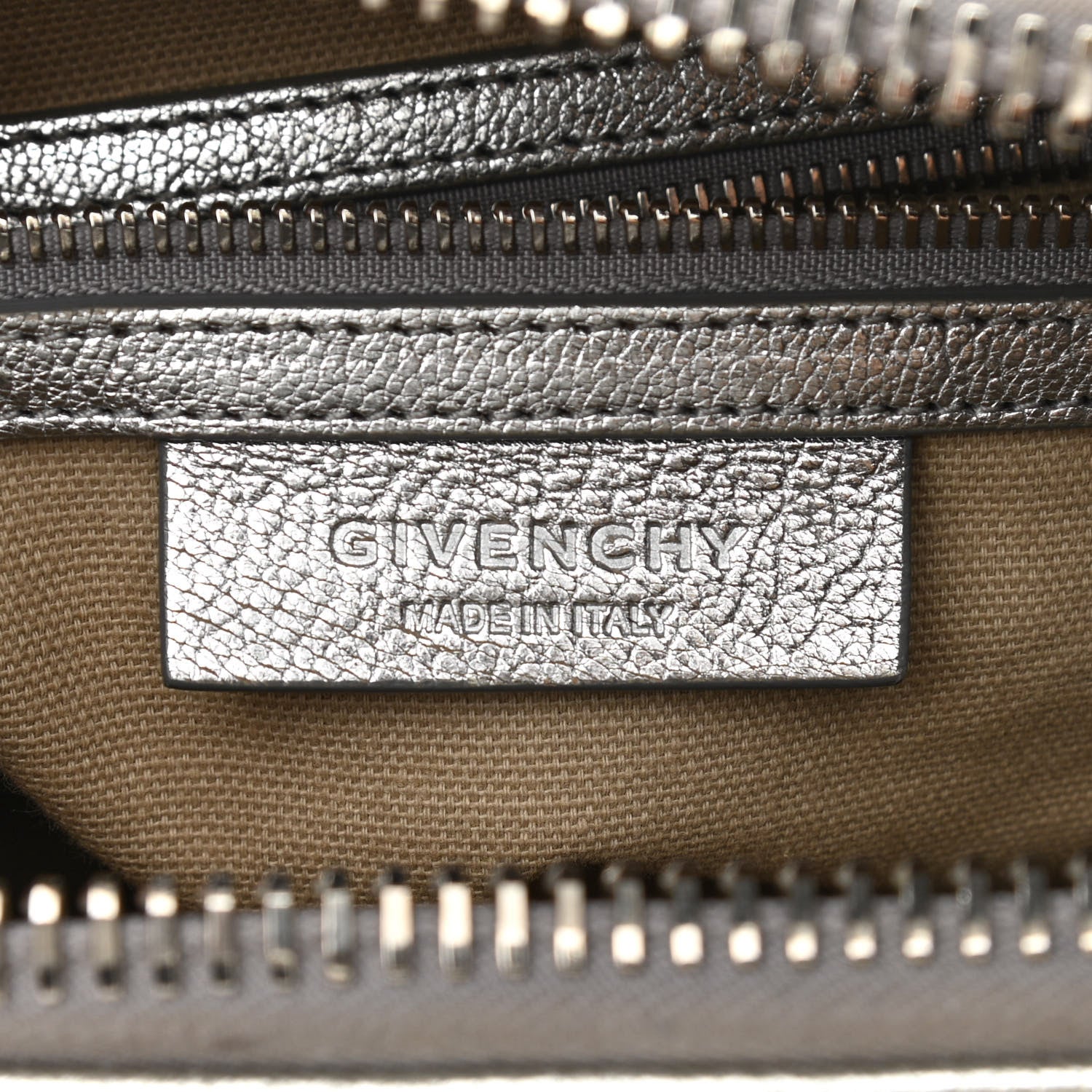 Givenchy Metallic Sugar Goatskin Small Antigona Silver 12 of 18