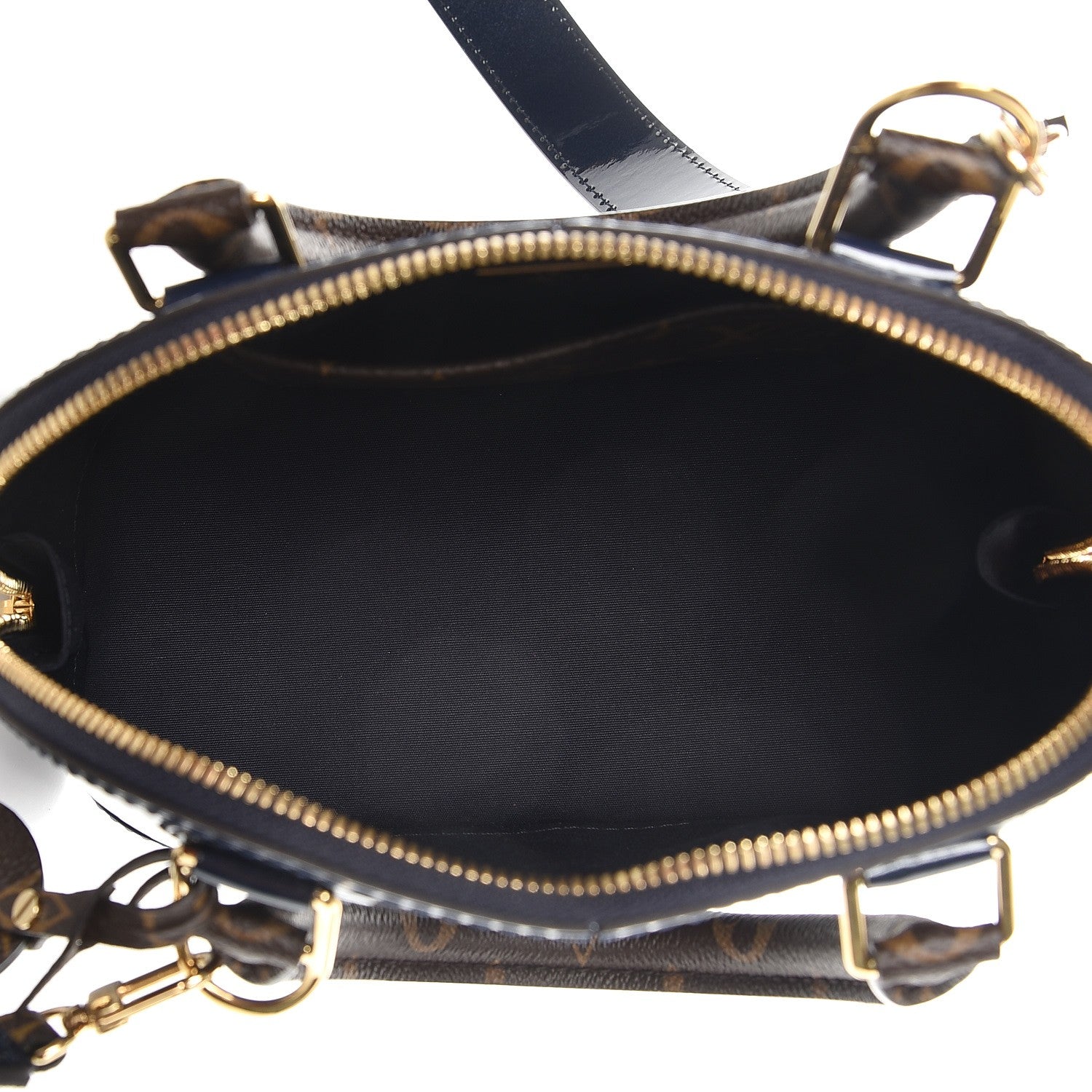 Louis Vuitton Patent Monogram Alma BB Marine 5 of 6
