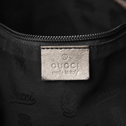 Gucci Imprime Monogram Medium Zippered Shopping Tote Pewter 7 of 14